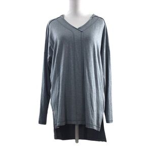 Cabi‎ Gray Heather Easy Hoodie Womens Small Step Hem Pullover Loungewear
